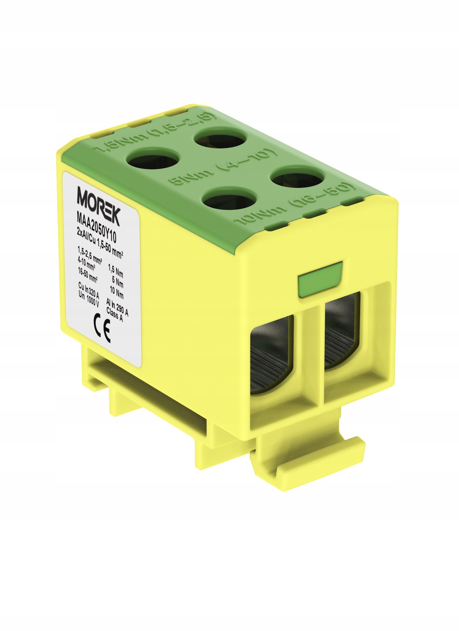 

Zacisk podwójny 2xAl/Cu 1,5-50mm MAA2050Y10 Morek