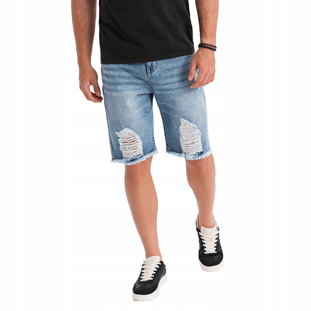 Krátké pánské kraťasy džínové kraťasy Ombre OM-SRDS-0157 V2 XXL