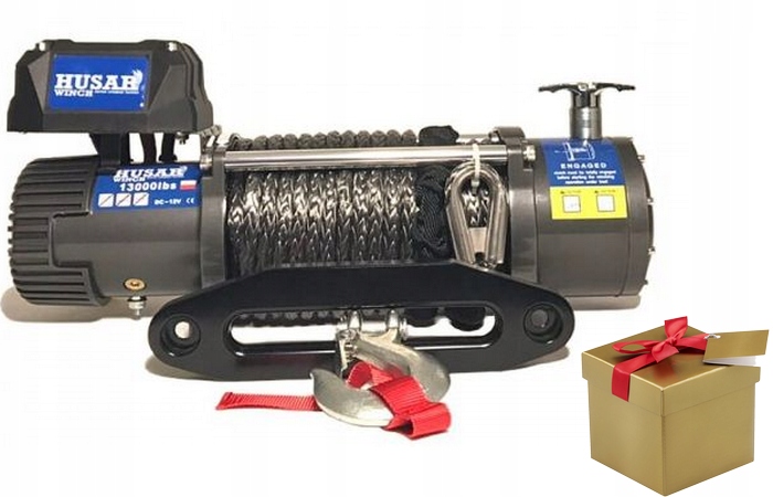 НАЙМІЦНІША ЛЕБІДКА СИНТЕТИЧНА МОТУЗКА 6T 24V 28M