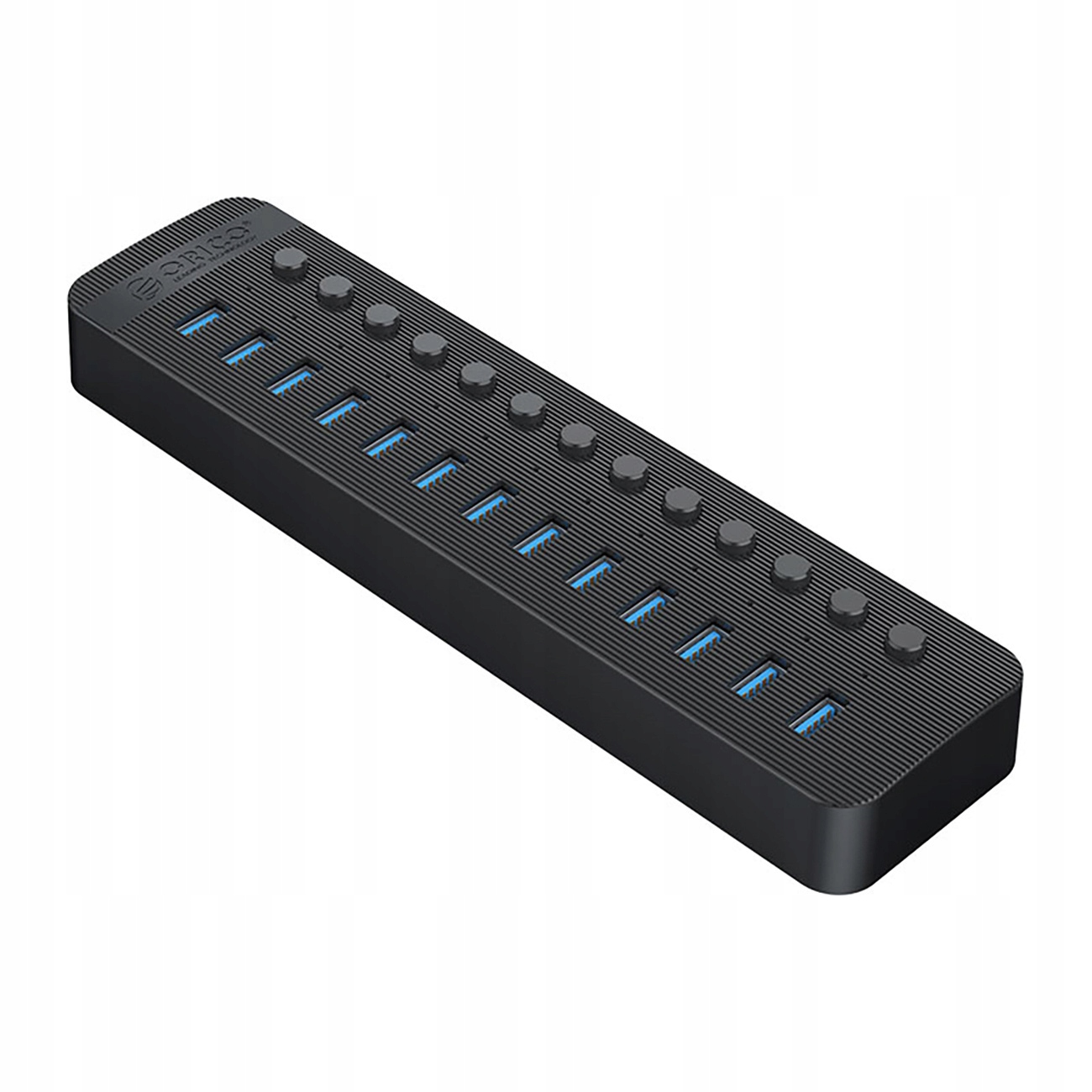 Hub Orico CT2U3- 13AB 13x Usb- A 3. 0 z włącznikami czarny Orico