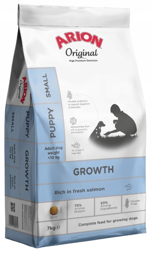 Arion Original Growth Salmon Puppy Small Breeds 7kg