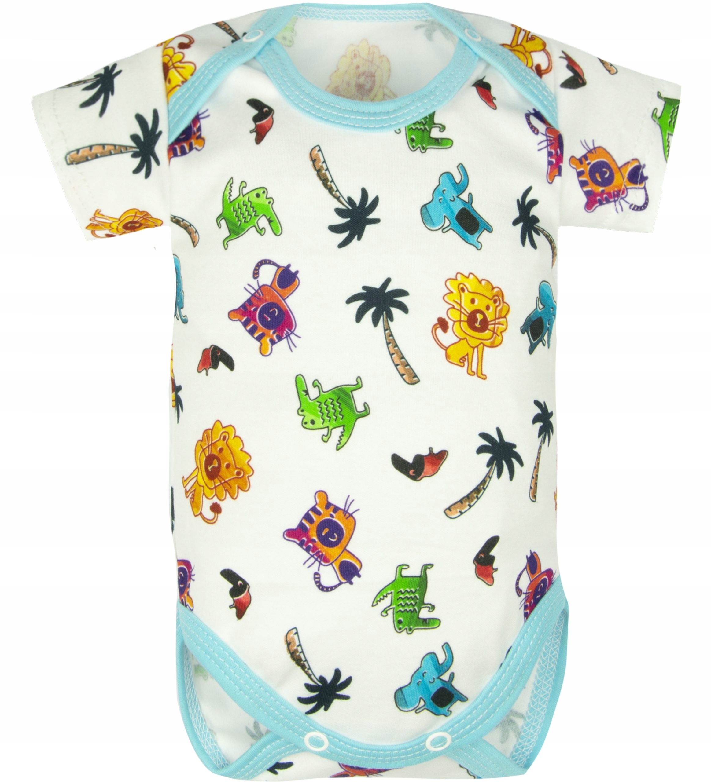 

Body z krótkim rękawem Zoo 92 bawełniane