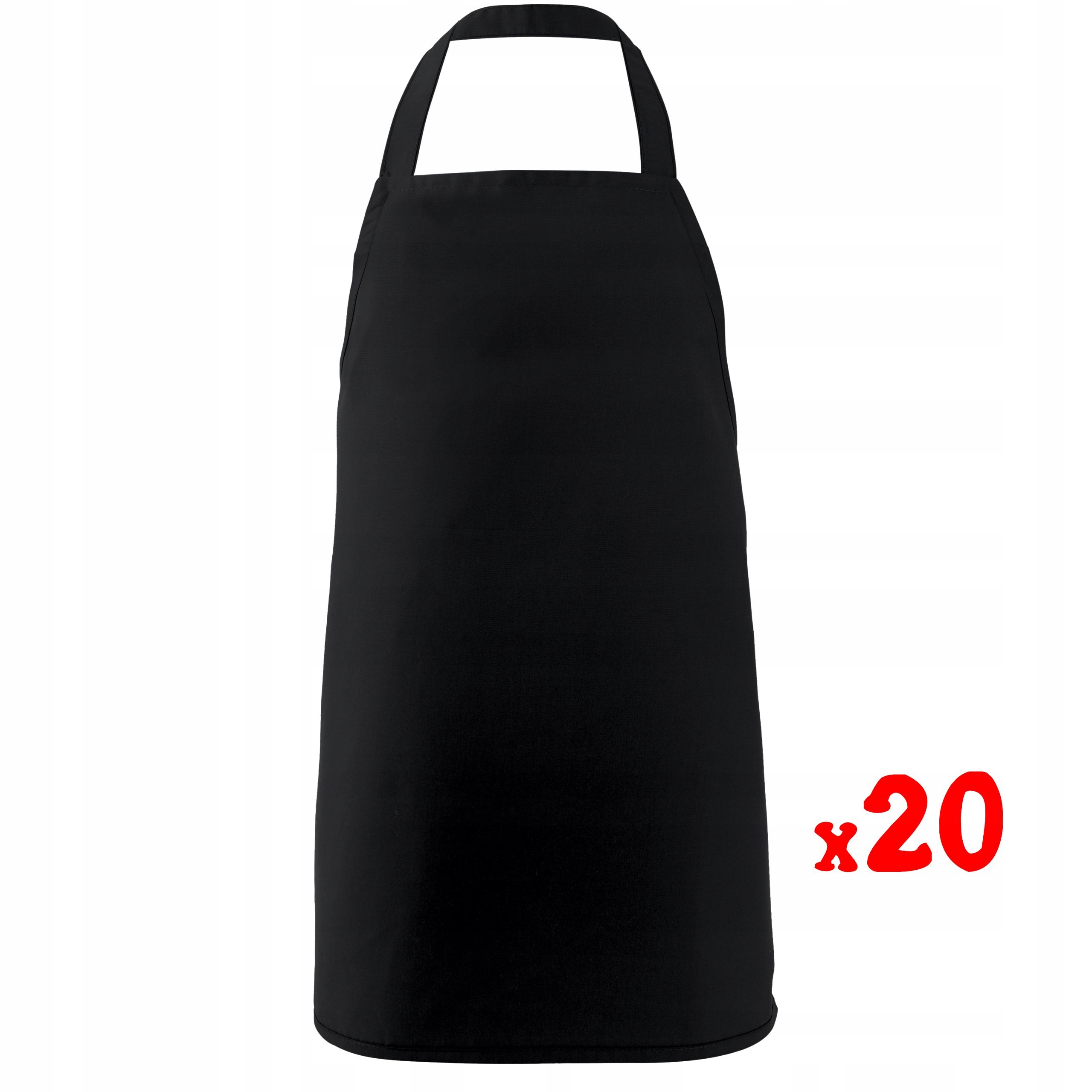 

Fartuch Kuchenny Gastronomiczny 70x65 czarny x20