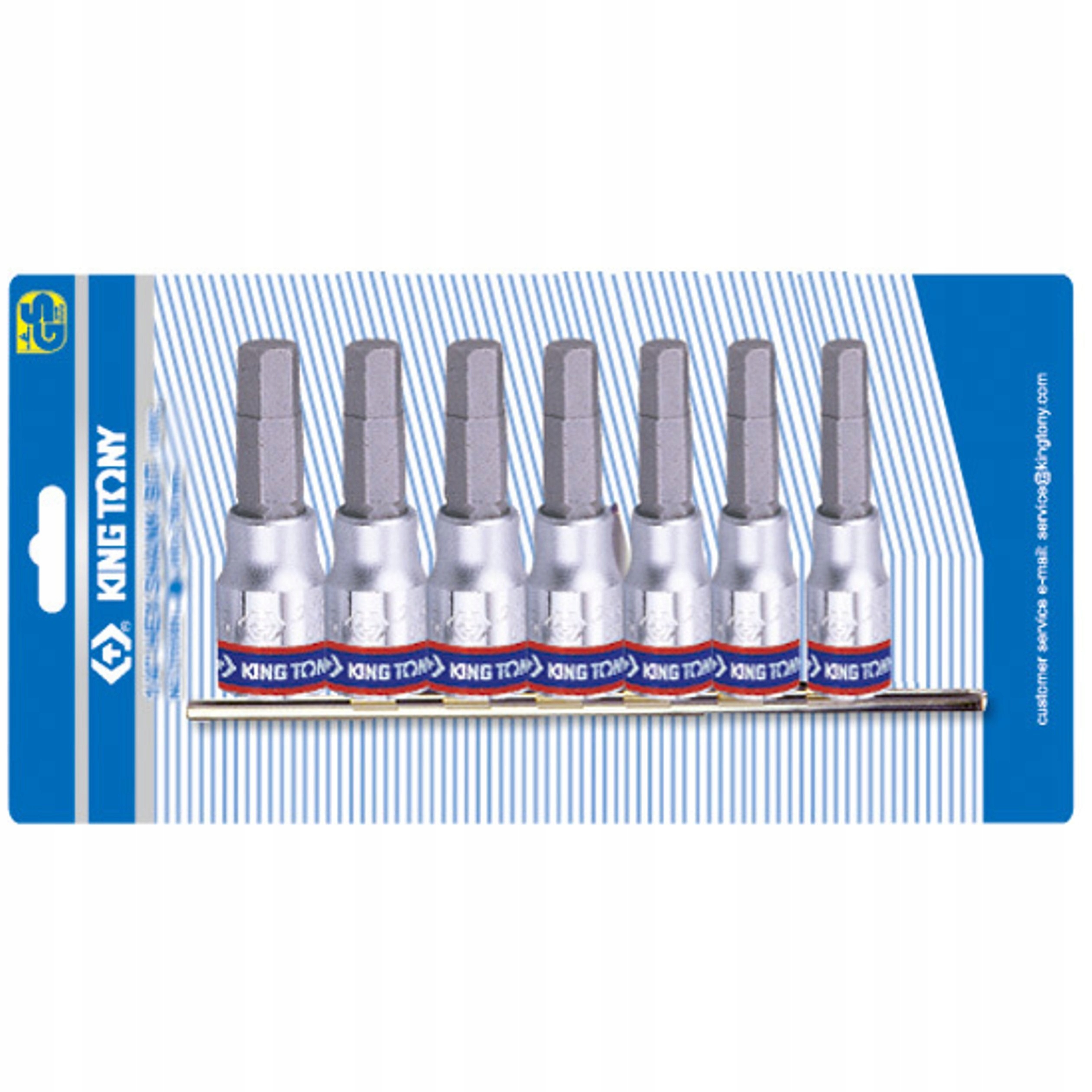 Nasadki 1/4 trzpieniowe Imbus H3 H10 King Tony