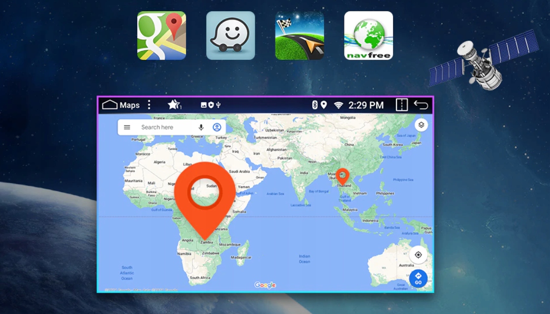 RADIO ANDROID HYUNDAI TUCSON ix35 4/64 DSP! Złącza AUX minijack USB RCA Pre-out (przedwzmacniacz) RCA Sub-out (subwoofer)