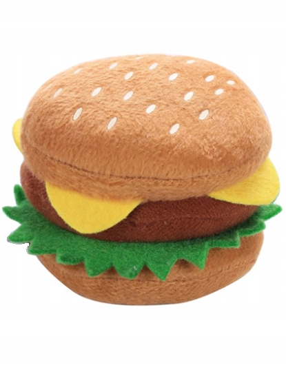 

Zabawka Dla Psa Kota Piszczący Pluszowy Hamburger