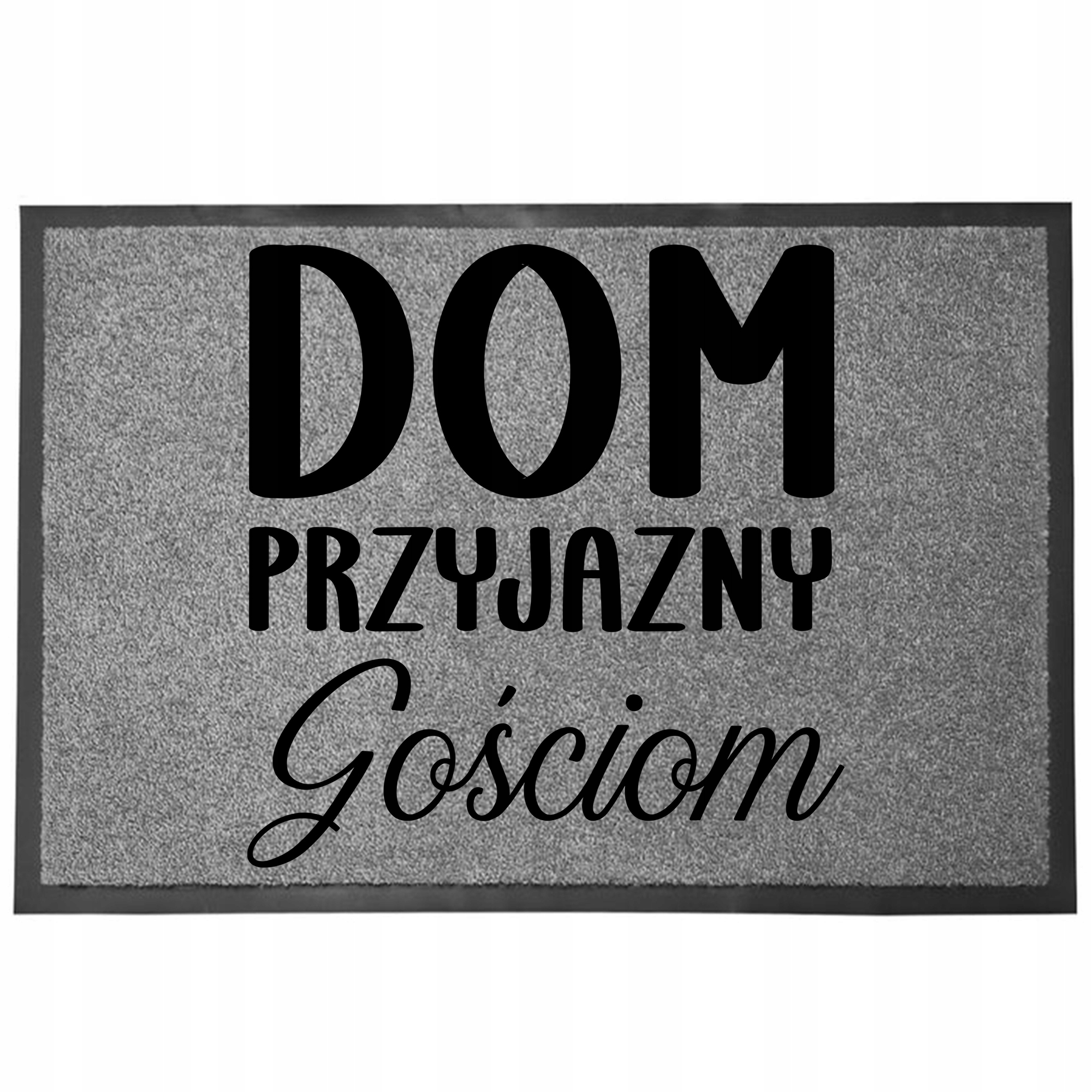 Wycieraczka Wejściowa Podłogowa Szara Zabawny Nadruk Humor Dom Przyjazny