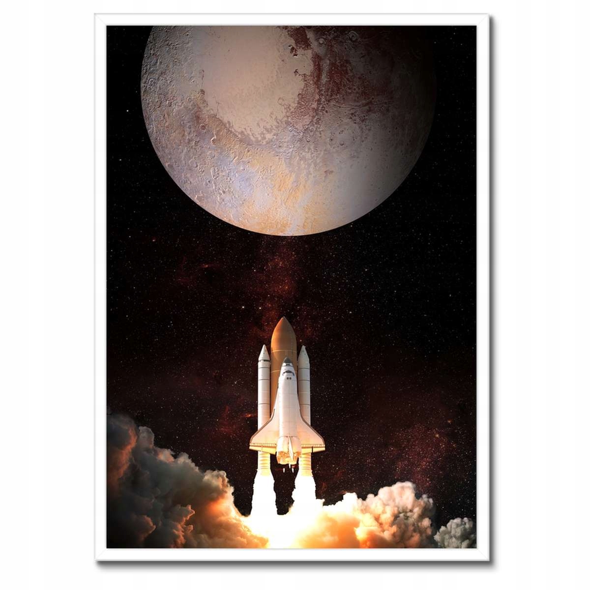 Plakáty v rámu 50x70 Raketoplán let Pluto