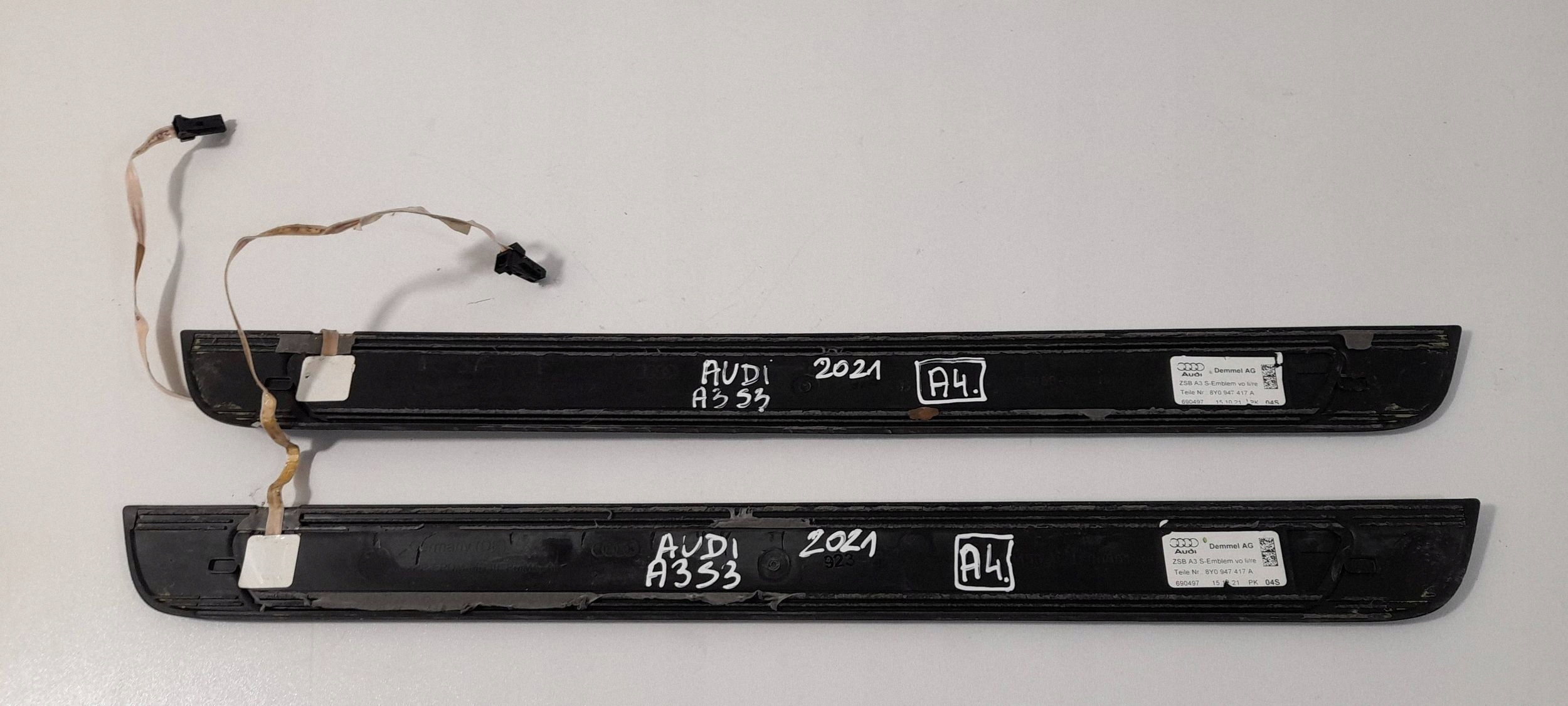 Audi A3 8Y caps for threshold para 8Y0947417A (A4)
