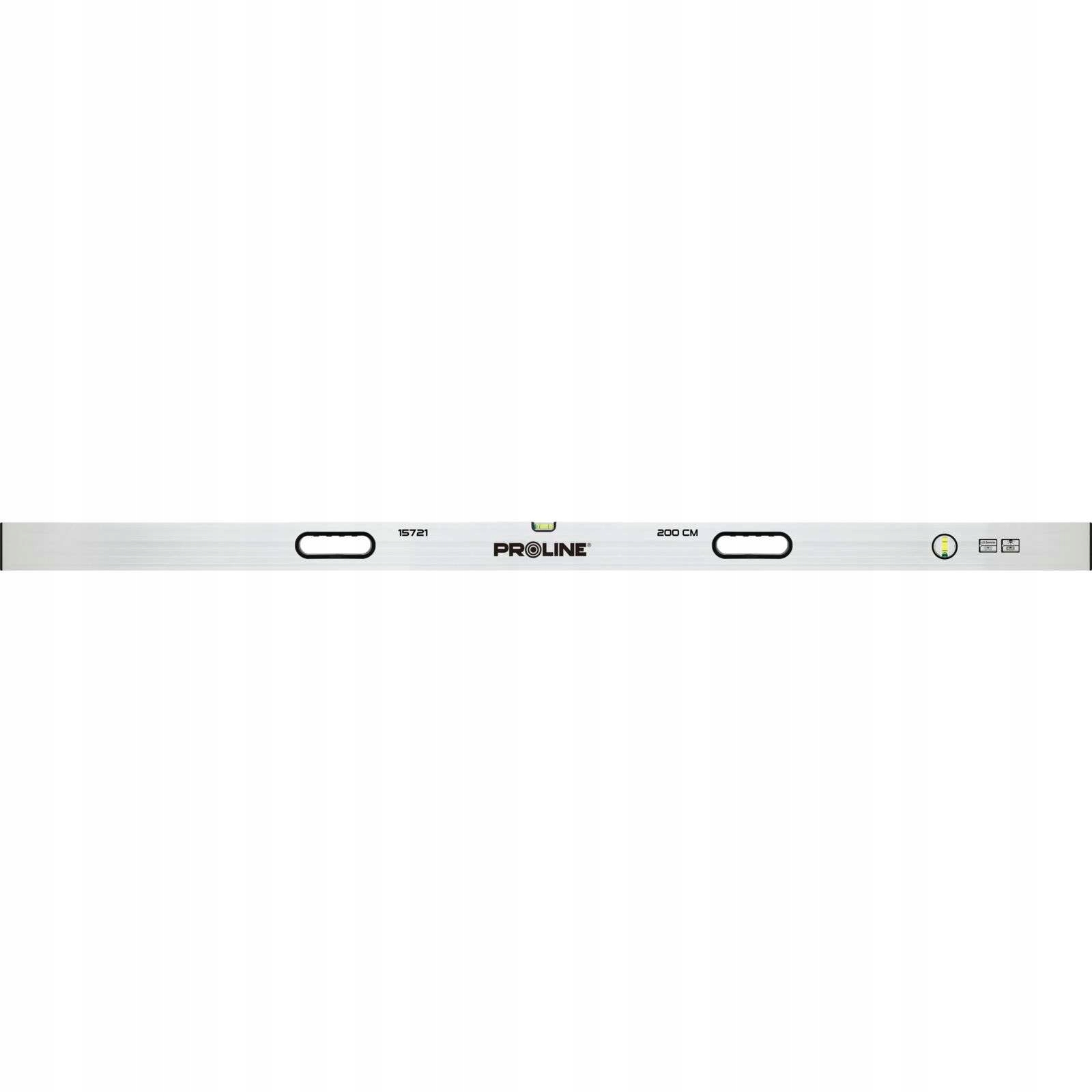 Łata murarska tynkarska uchwyty aluminiowa 2 libelki 2m Proline 15721