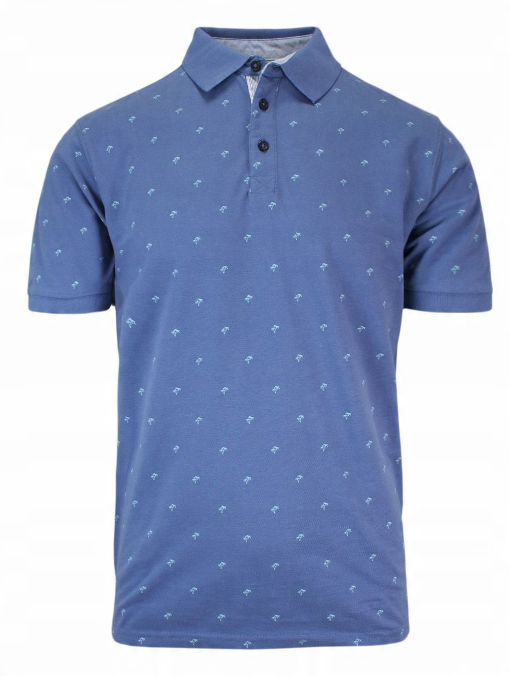 

Niebieska Koszulka Polo w Palmy Pako Jeans M