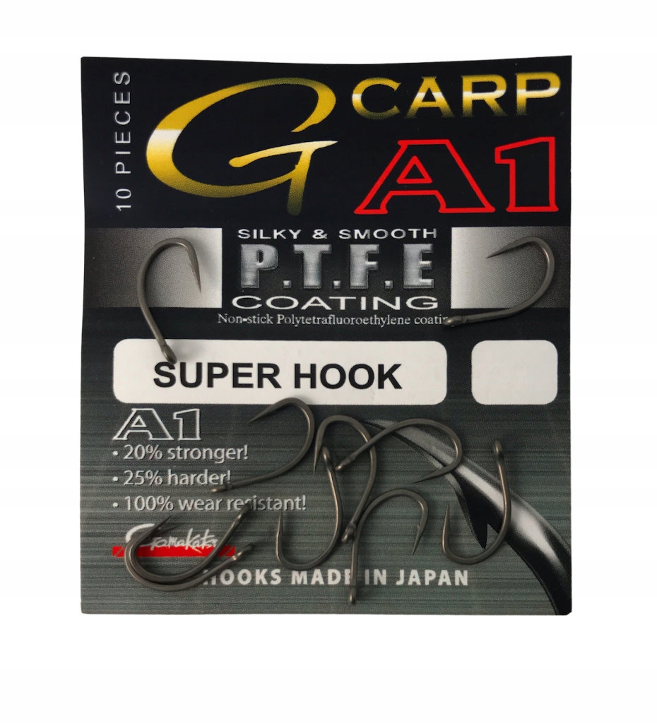 

Gamakatsu A1 G-Carp Hooks Ptfe rozm.8
