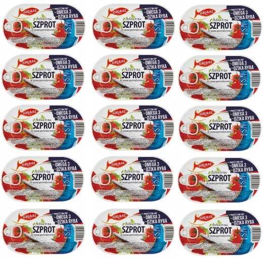 Levně 15 x 170 g Graal šproty v rajčatové omáčce Karton