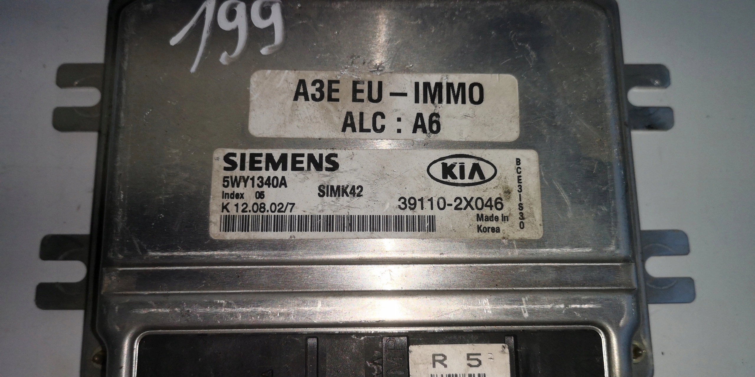 computer ECU KIA RIO 5WY1340A 39110-2X046