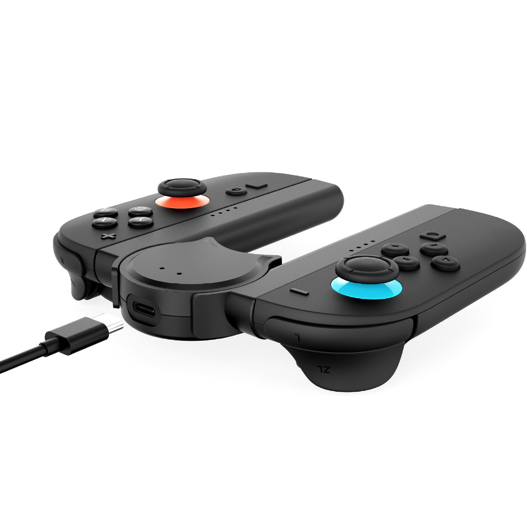 You2K Grip ładujący uchwyt ładowarka do joy-con'ów Nintendo Switch 2 czarny