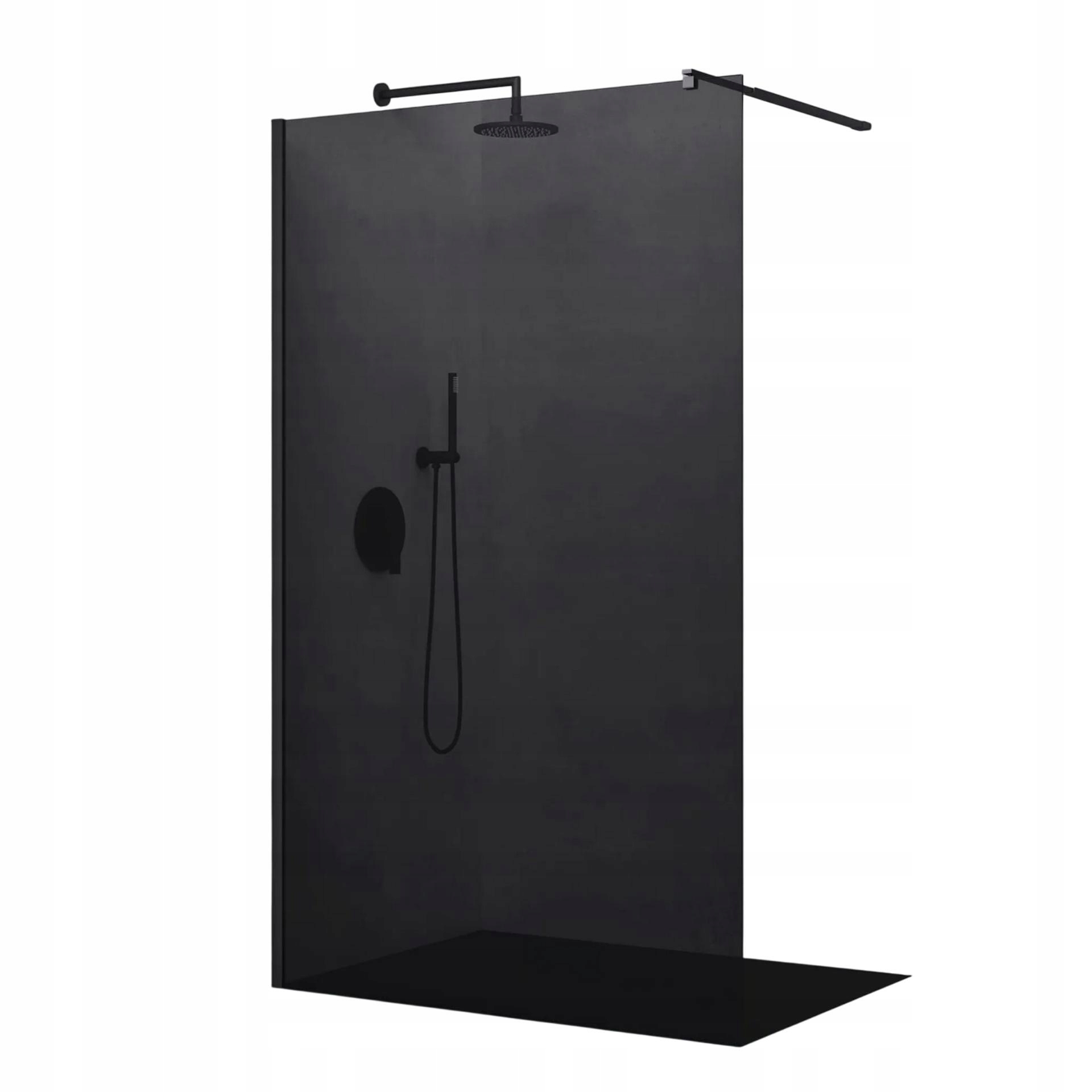 Kabina prysznicowa typu walk-in doporro 100x200 cm szkło hartowane 8 mm