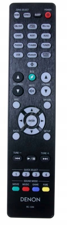 RC-1244 Diaľkový Ovládač Originálny Denon AVR-X1700H AVR-S760H AVR-X1700H Dab
