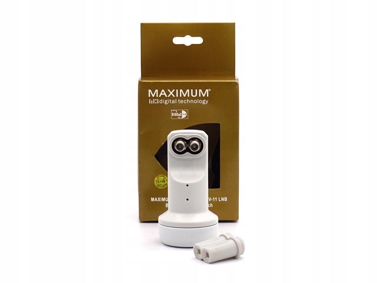 Konwerter Single Maximum V-11, z DiSEqC HD 4K