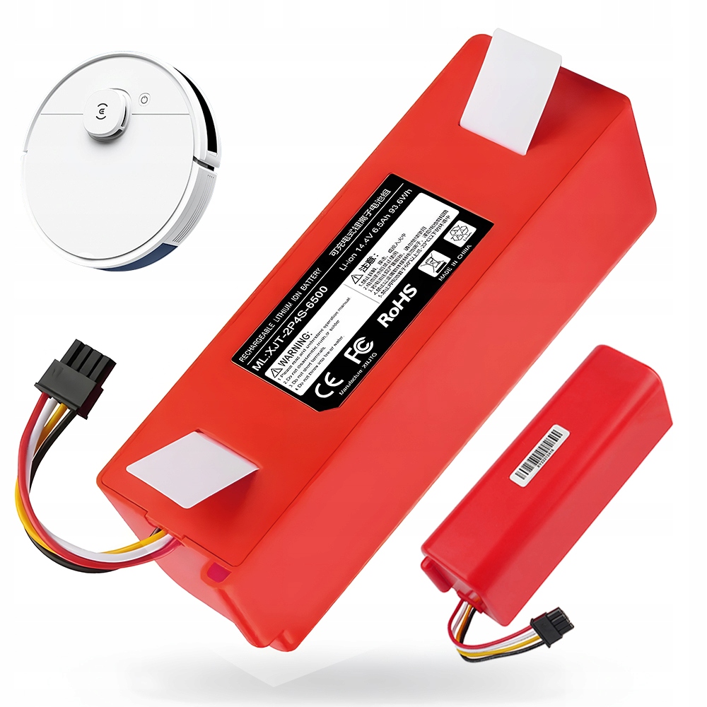 Baterie Akumulátor Pro Xiaomi Roborock S50/S51/S55 Výkonná 14,4 V 6500 mAh