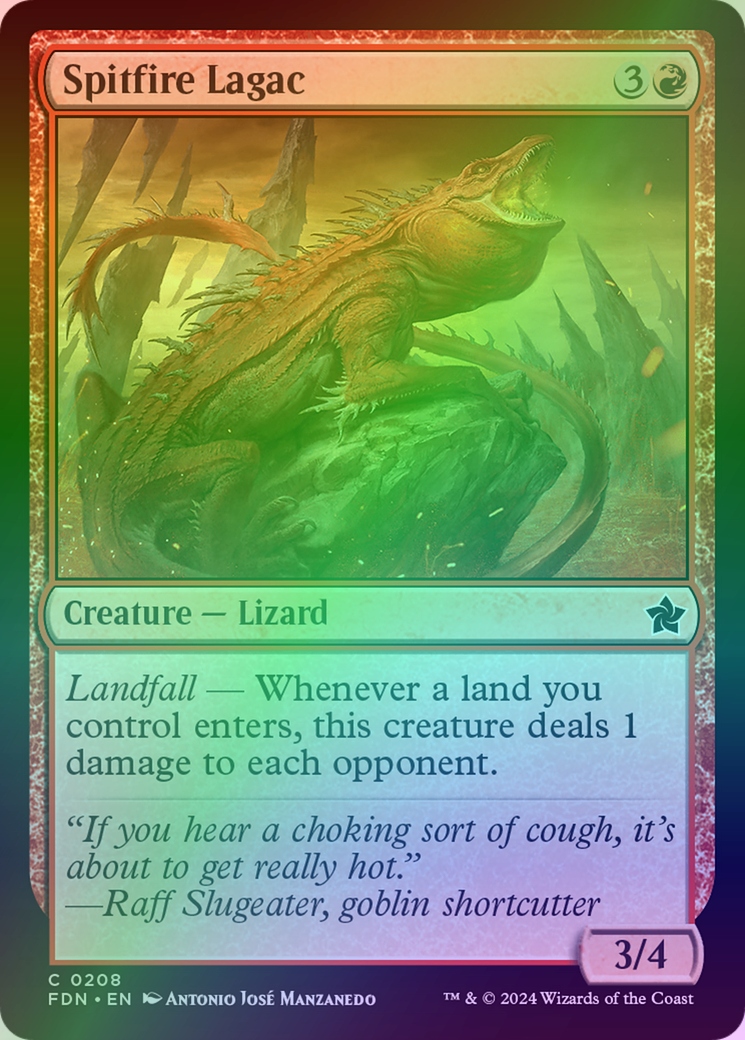 [mtg] Spitfire Lagac (fdn) *foil*