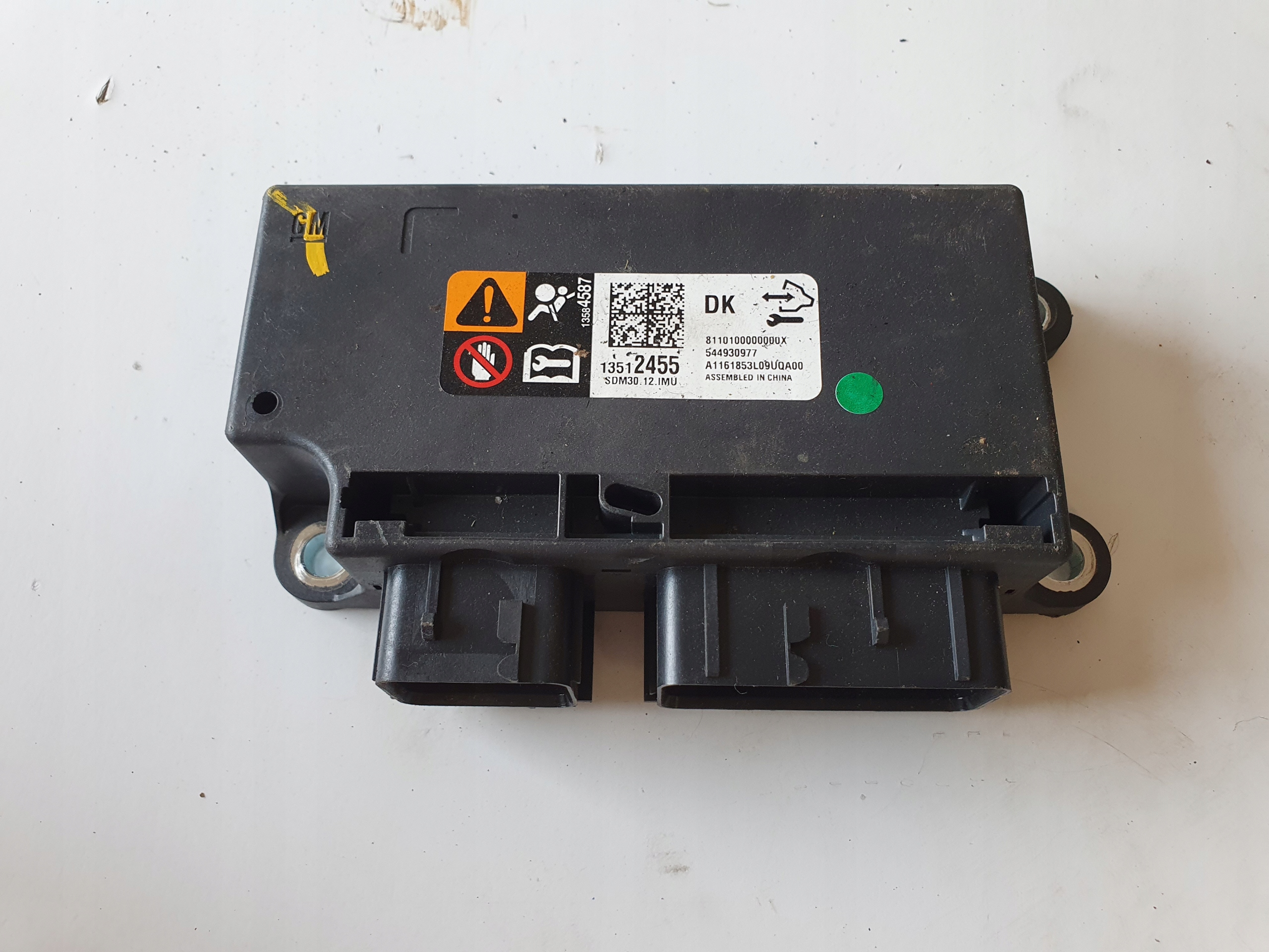 OPEL MOKKA modul SENSOR airbag 13512455