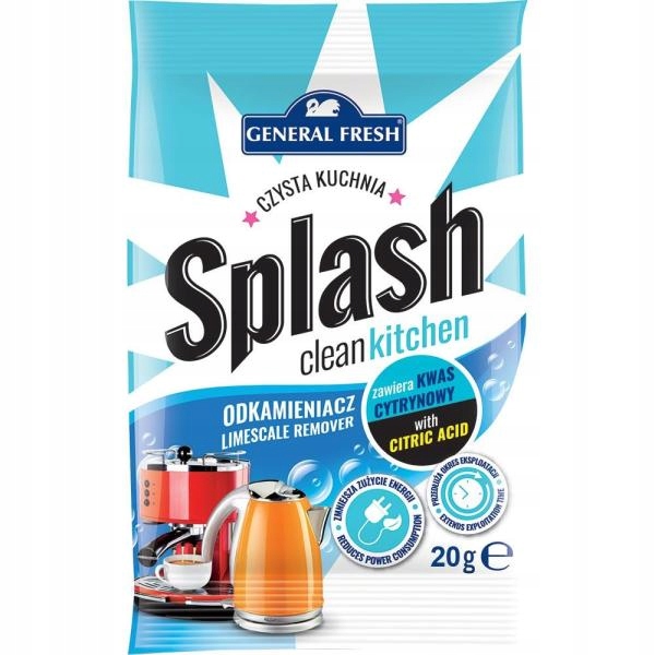 

Splash Czysta Kuchnia Odkamieniacz W Proszku 20G