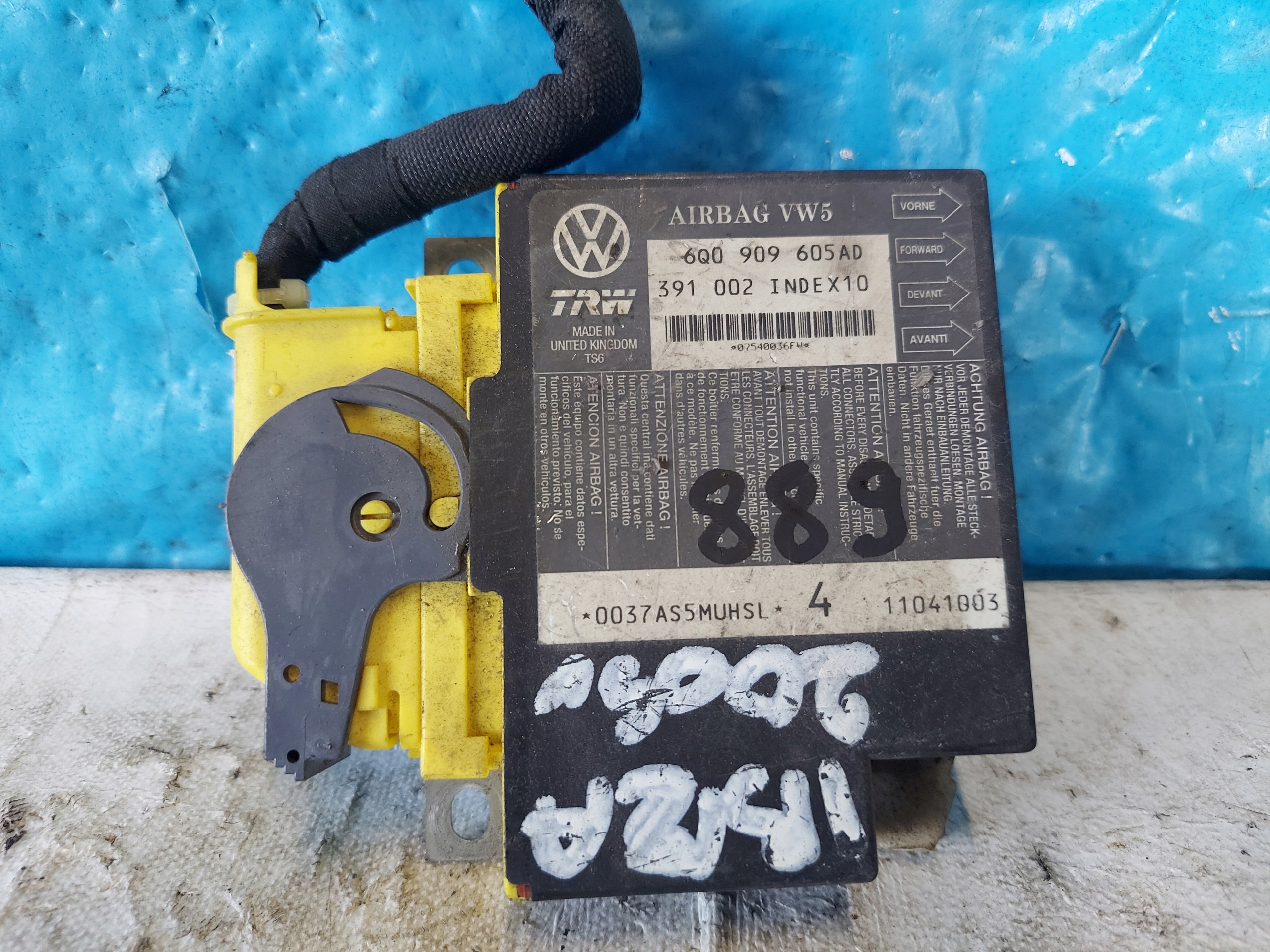 IBIZA III 6Q0909605AD SENSOR airbag