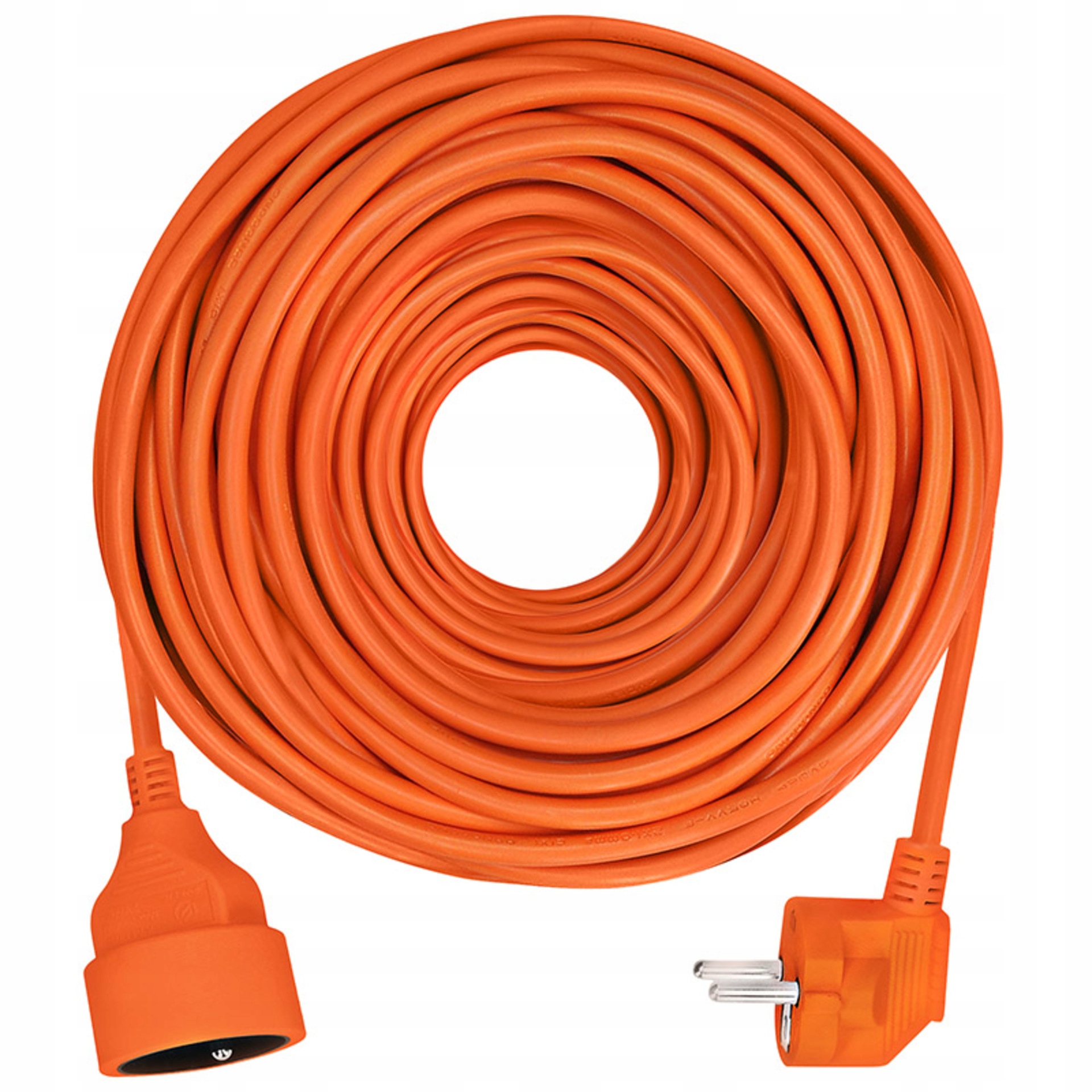 Prodlužovací kabel Solight 20m, 1 zásuvka, oranžový, 3x1,5mm², dětská pojis