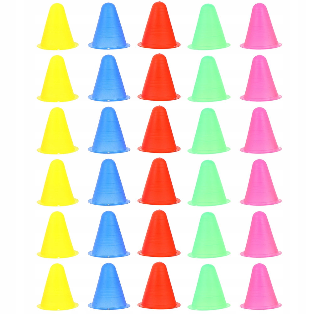 KOLOROWE STOŻ JAZDY NA ROLKACH ZWINNOŚCI 30 Marka bez marki