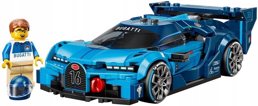 Stavebnice 284 dílků Lego Speed sportovní vůz Bugatti Vision Gt 77253