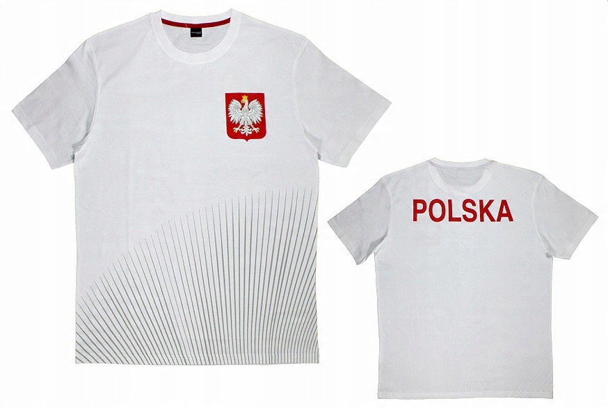 

T-shirt Polska koszulka kibica z orłem męska S
