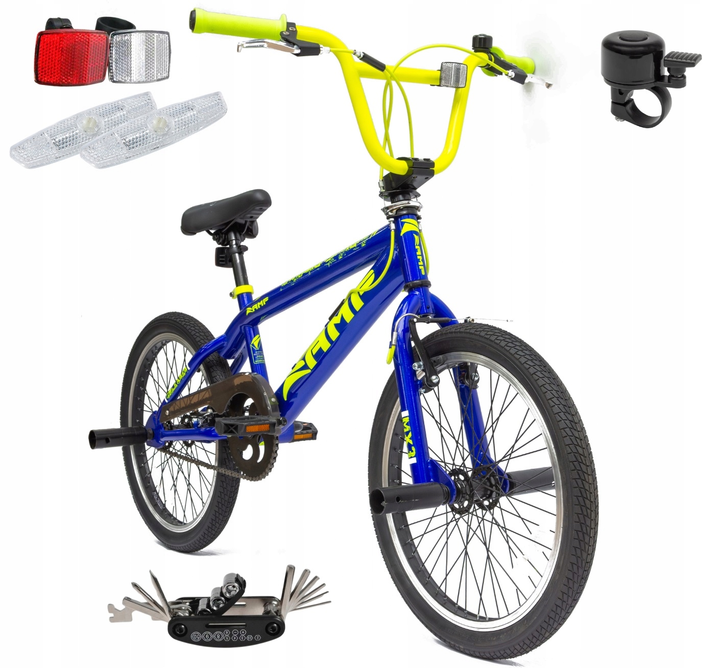 Rower Bmx 20 Wyczynowy Męski Młodzieżowy Pegi Rotor Kierownica 360 Damski