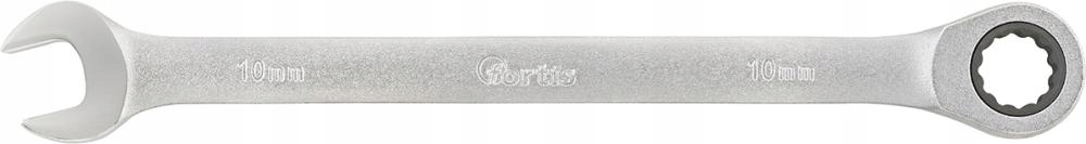 

Fortis Klucz płasko-oczkowy z grzechotką 10mm
