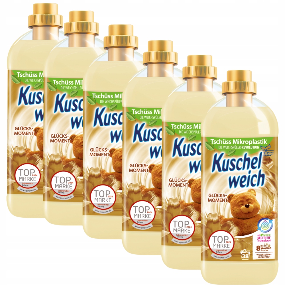 Levně Kuschelweich Glücksmoment tekutá aviváž 6x1l