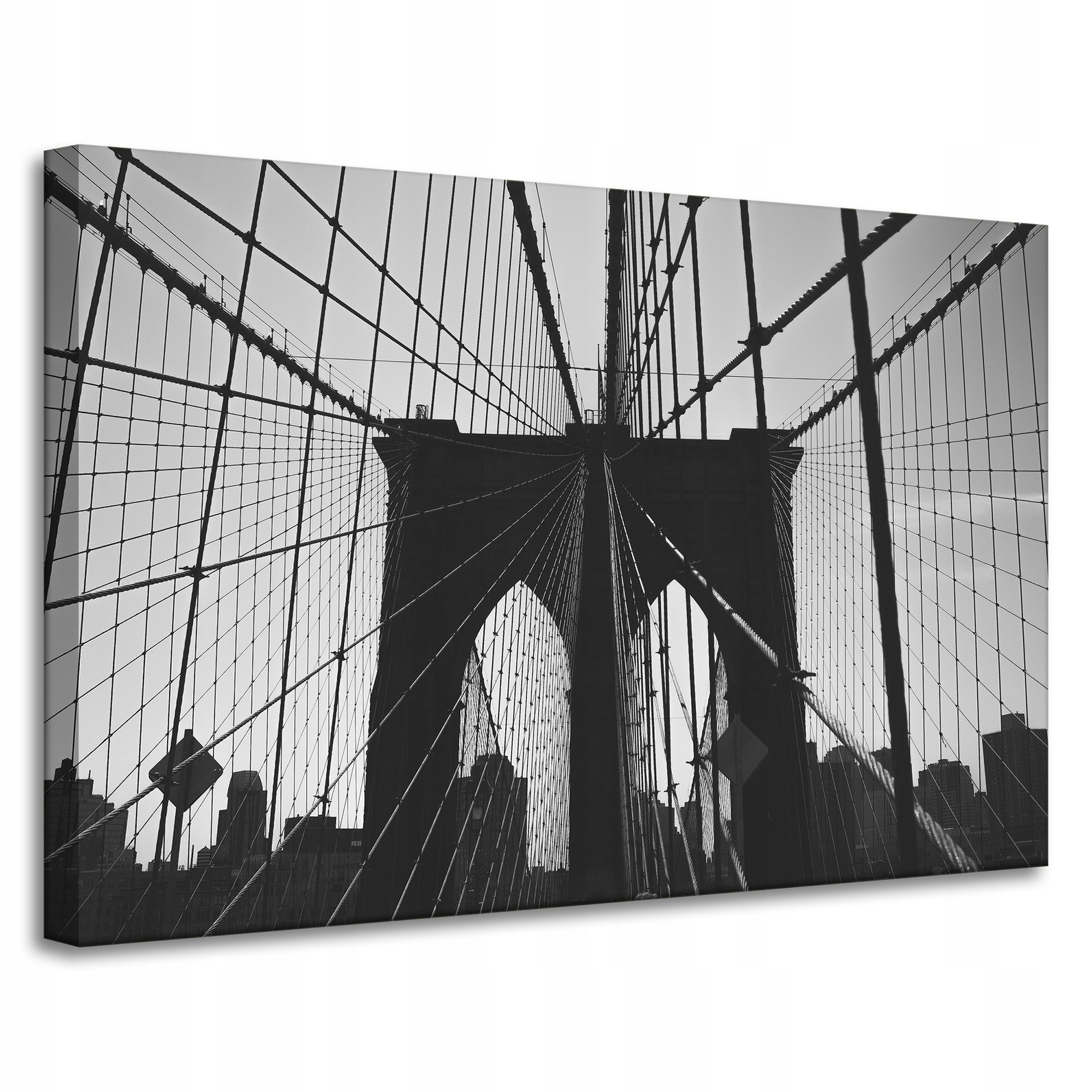 Obrazy na plátně Architektura Brooklynského mostu 90x60