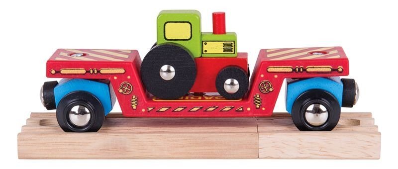 

Wagon Laweta z Traktorem do Kolejki Bigjigs Rail