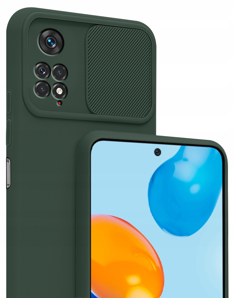 

Etui Silicone CamShield Szkło do Redmi Note 11/11S