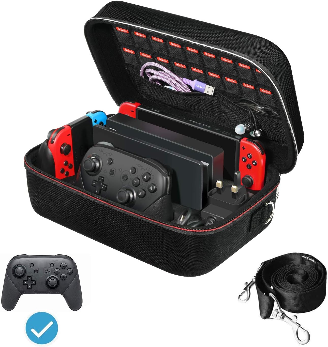 ETUI OCHRONNE TWARDE DO NINTENDO SWITCH/ SWITCH OLED ODPORNE NA UDERZENIA