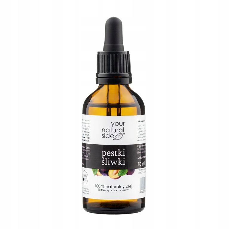

Olej z Pestek Śliwki nierafinowany 100% 50 ml