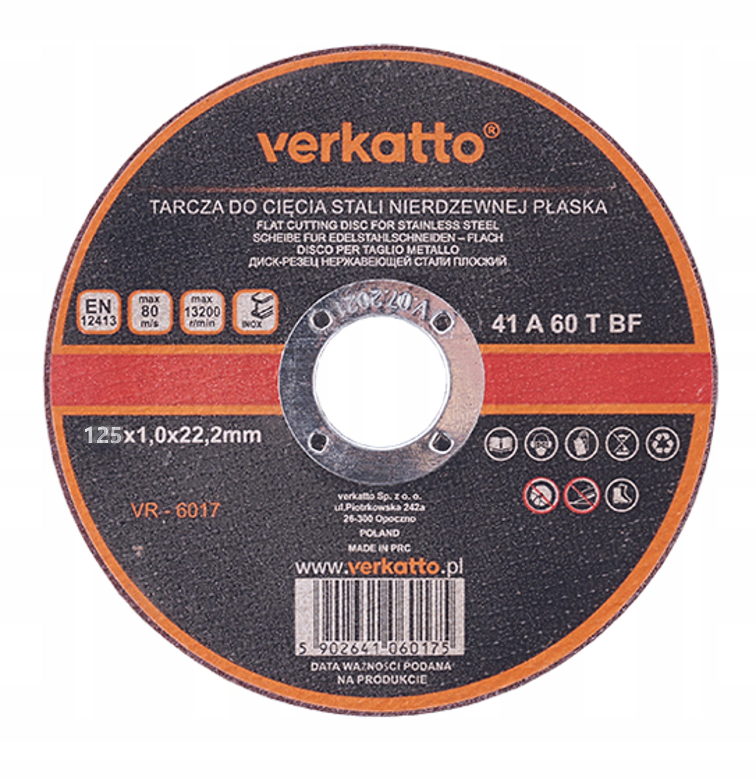 

Tarcza 125 x 1,0 Tarcze Do Cięcia Metalu Inox
