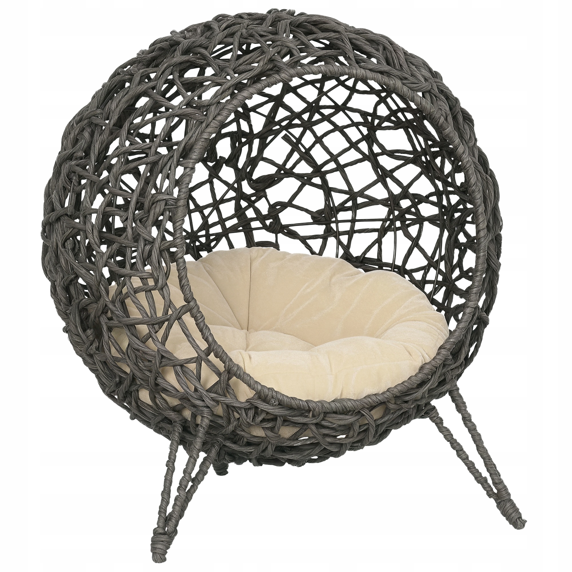 Kotva pro kočky PawHut Ø52 x H58 cm stříbrnošedá