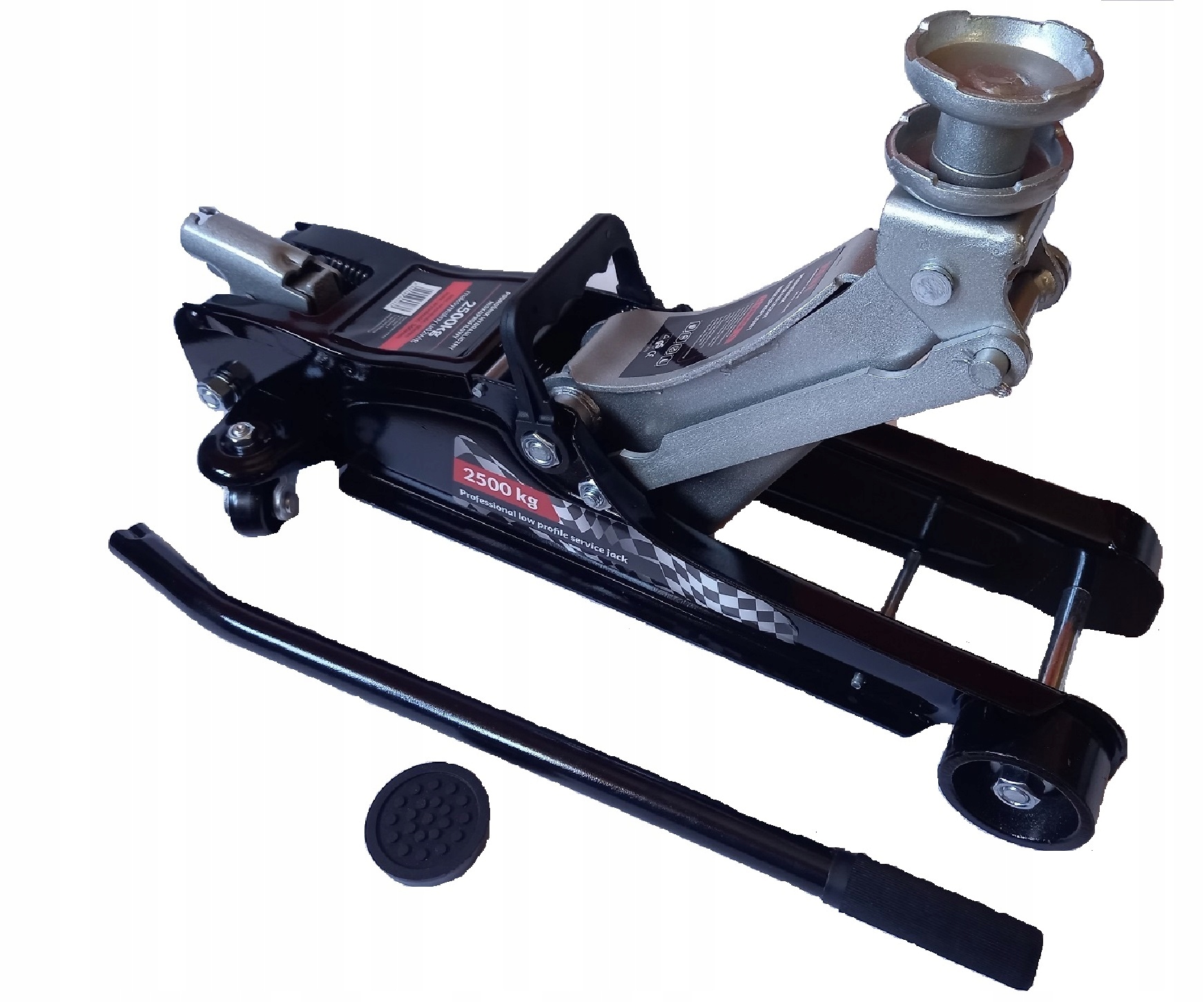 ЛЯГУШКА ГИДРАВЛИЧЕСКИЙ ДОМКРАТ 2,5 Т+РЕЗИНКА ШИРОКИЕ КОЛЕСА