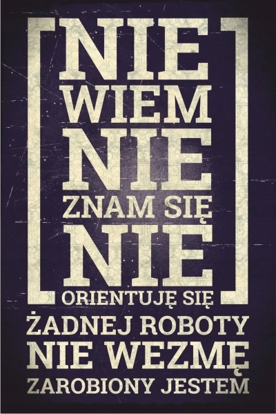 Tabliczka PRL 20x30 cm PRL56