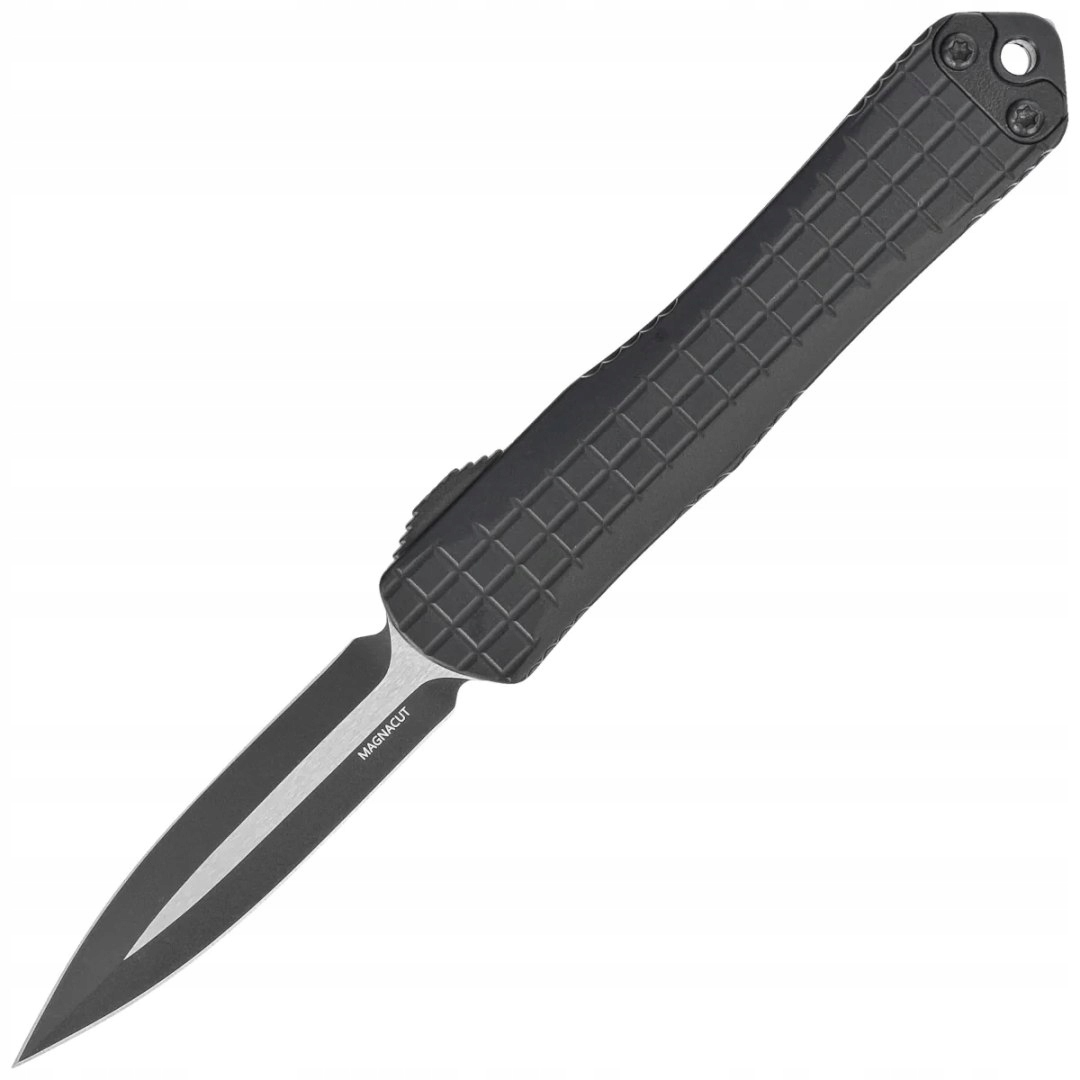 Nóż automatyczny Otf Heretic Manticore S D/e Black Frag Aluminium