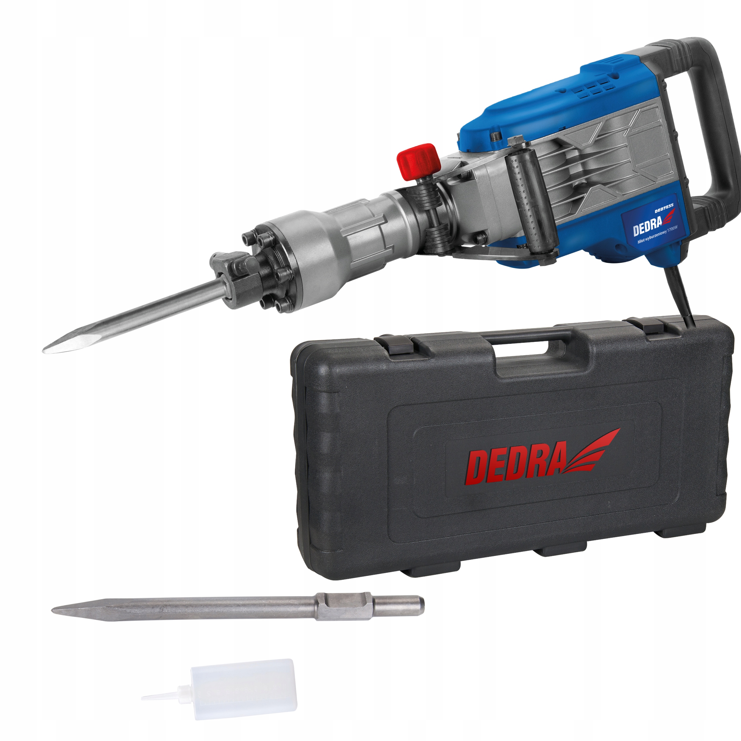 

Dedra Młot Wyburzeniowy Udar DED7835 1700W Walizka