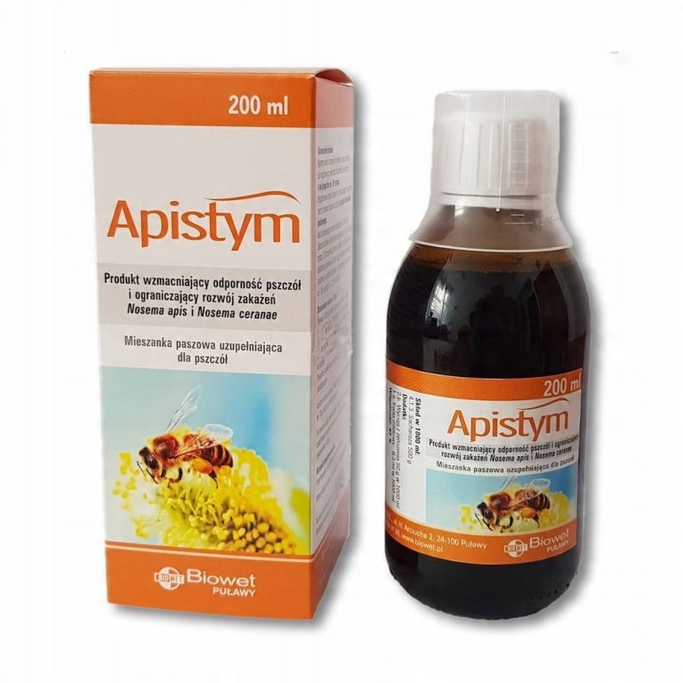 

Apistym - przeciwko Nosemie, wzmacnia pszczoły