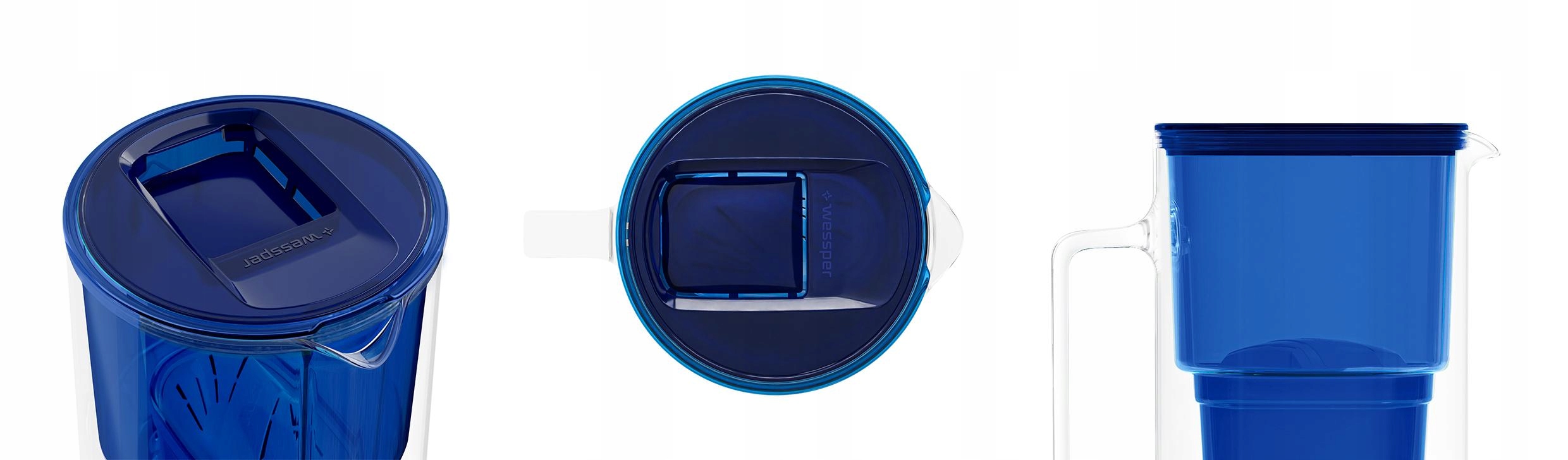 DZBANEK SZKLANY WESSPER D2 BOROSILICATE 3l + 10x FILTR WKŁAD WODY WESSPER Stan opakowania oryginalne