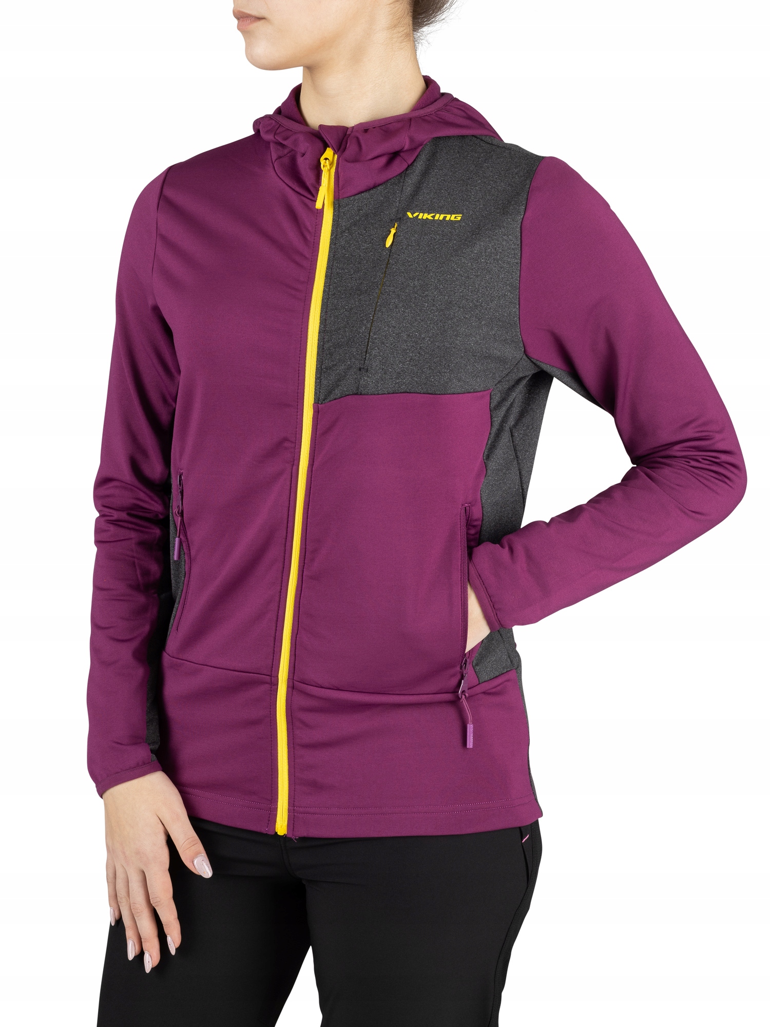 Mikina Viking Tacoma Hoodie Lady fialová