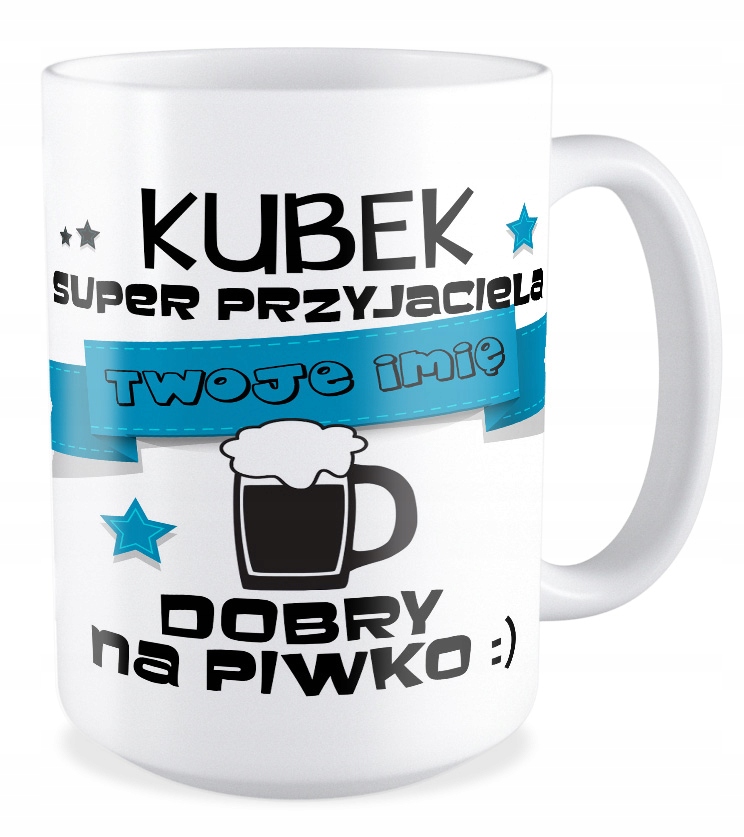 

Duży Kubek Przyjaźń prezent Przyjaciel + Imię