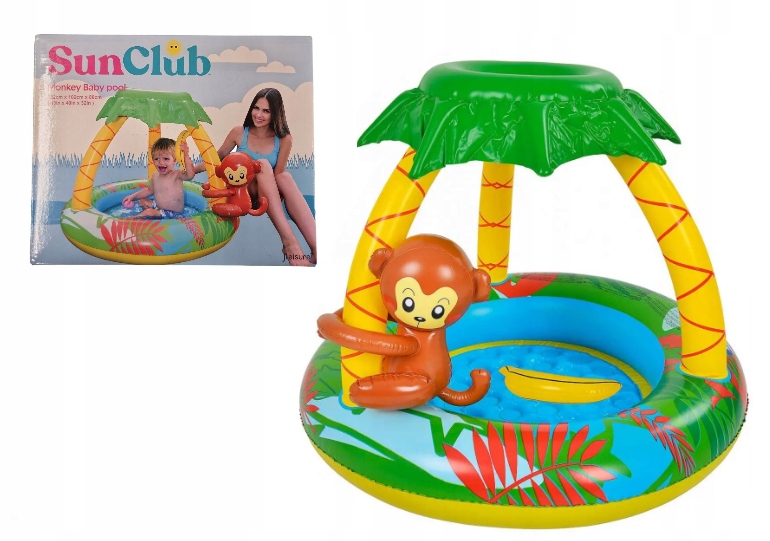 

Basen brodzik z daszkiem okrągły dmuchany SunClub